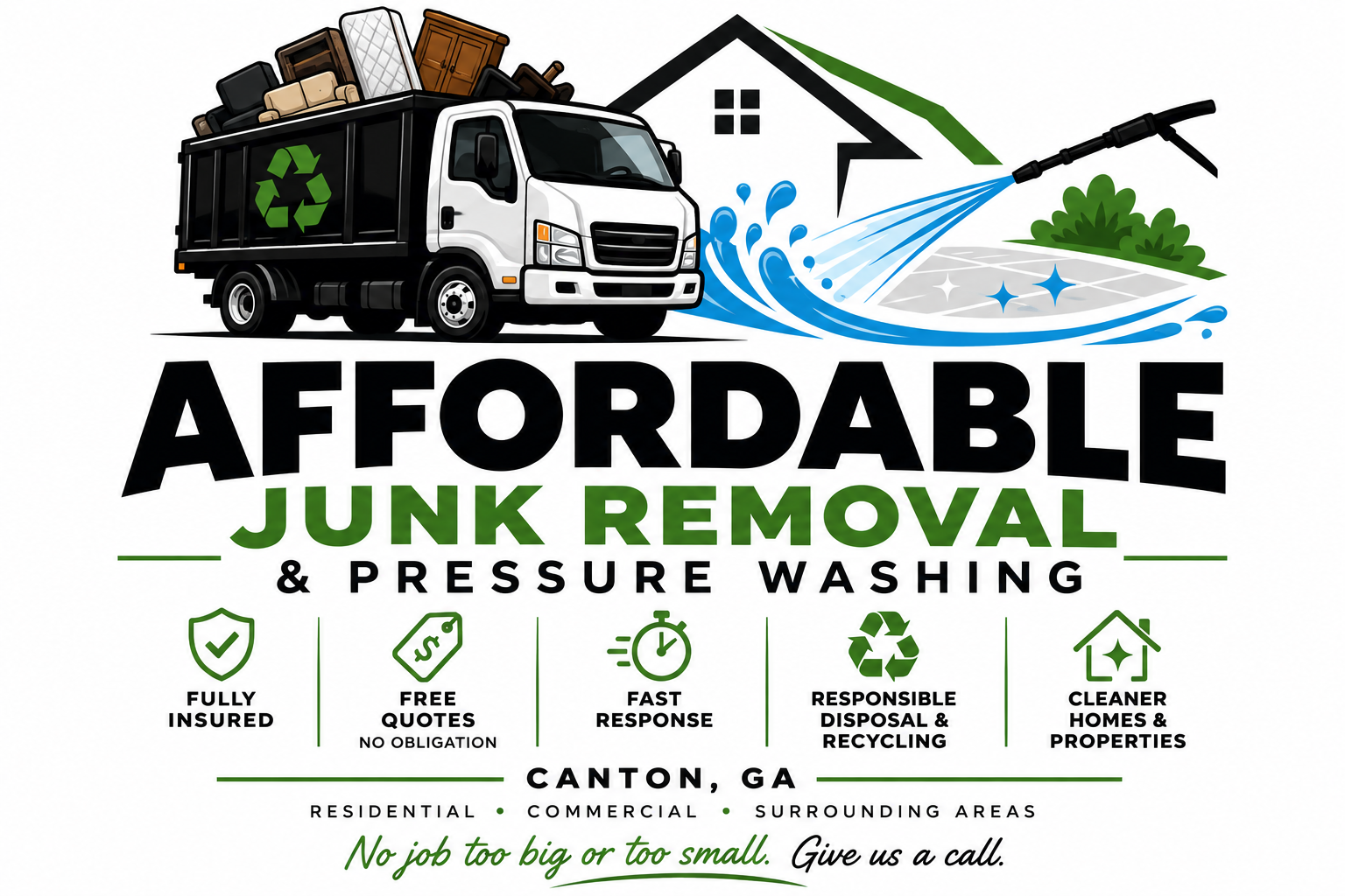 Affordable Junk Removal & Pressure Washing